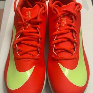 Nike Triple Jump Elite 3 Sz 10 Track Spikes Crimson/Lime Blast READ HV6425-600